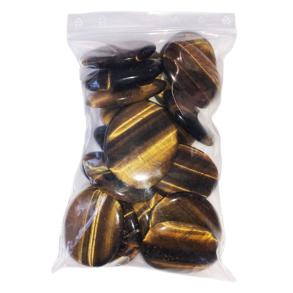 Pietre piatte 500 g di occhio di tigre