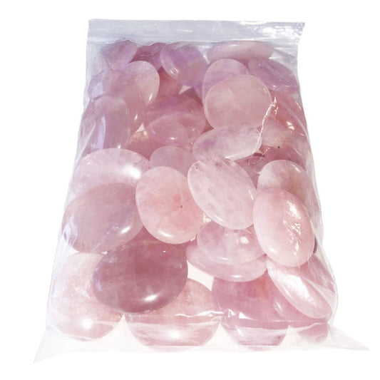 Pietre piatte 1 kg di quarzo rosa