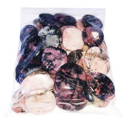 Pietre piatte 1 kg di rodonite
