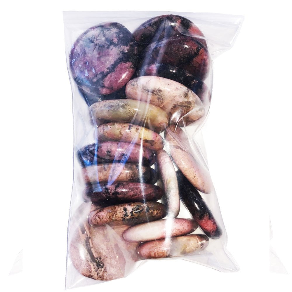 Pietre piatte 500 g di rodonite
