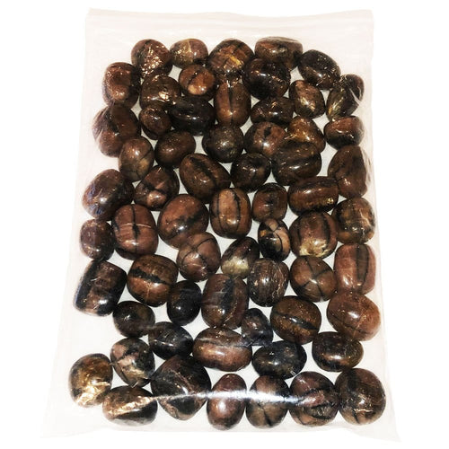 Pietre burattate 1 kg di chiastolite