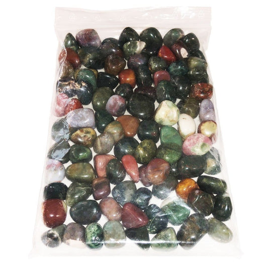 Pietre burattate 1 kg di diaspro eliotropio