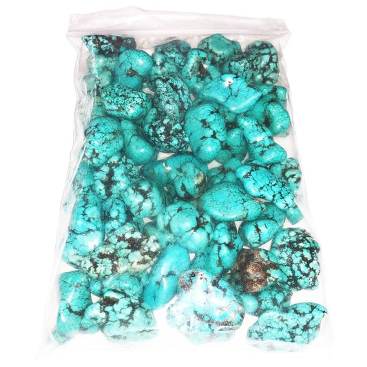 Pietre burattate 1 kg di turchese stabilizzata