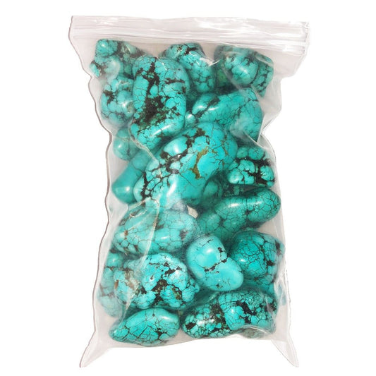 Pietre burattate 500 g di turchese stabilizzata