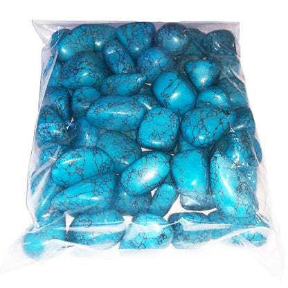 Pietre burattate 1 kg di turchese Matrix