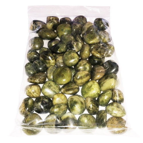 Pietre burattate 1 kg di vesuvianite