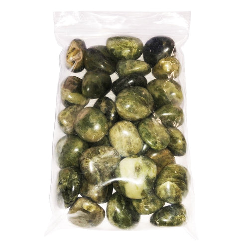 Pietre burattate 500 g di vesuvianite