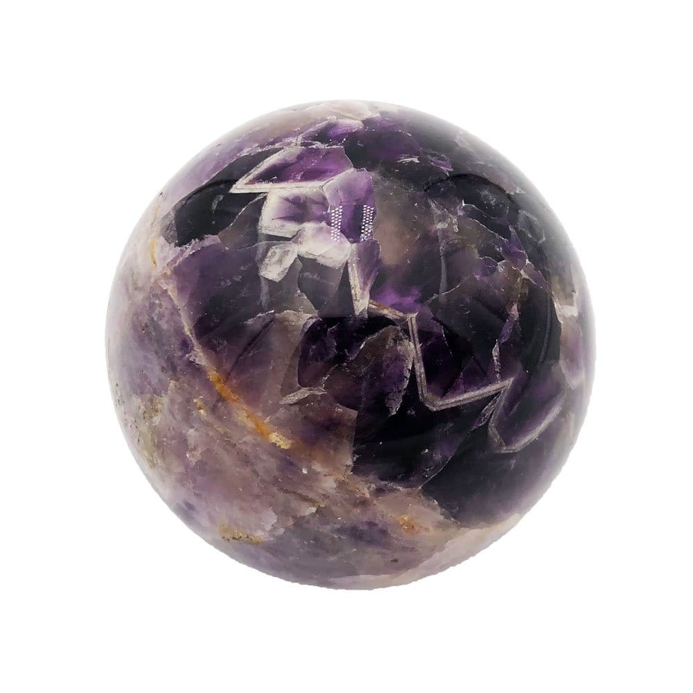 Sfera di ametista chevron – da 50 a 55 mm