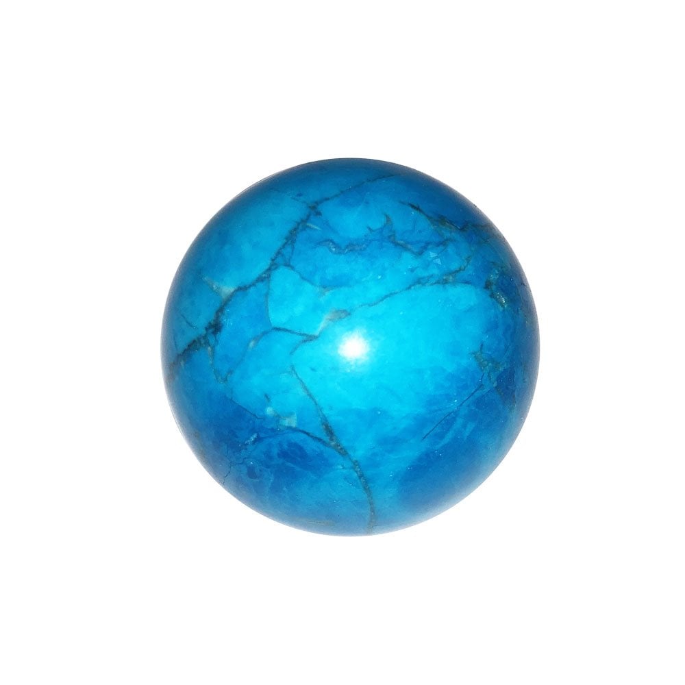 Sfera di howlite blu – 40 mm
