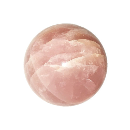 Sfera di quarzo rosa – da 50 a 55 mm