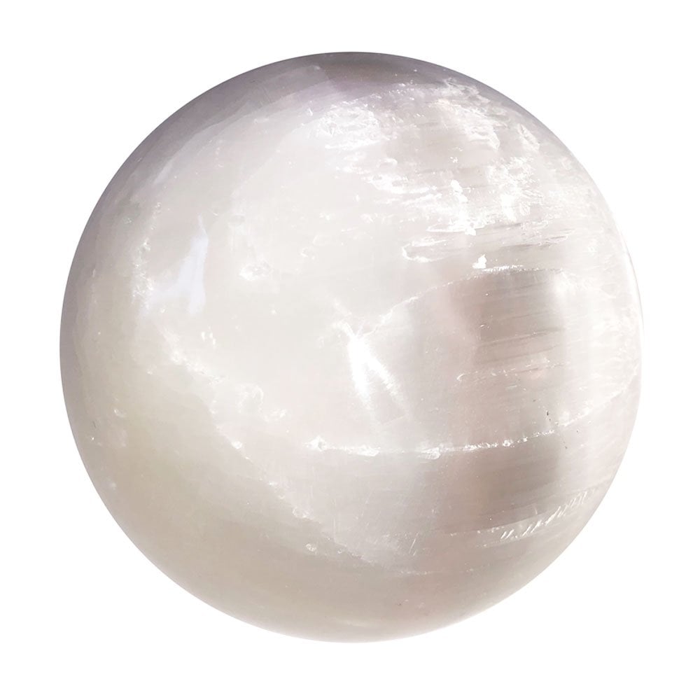 Sfera di selenite – da 75 a 85 mm