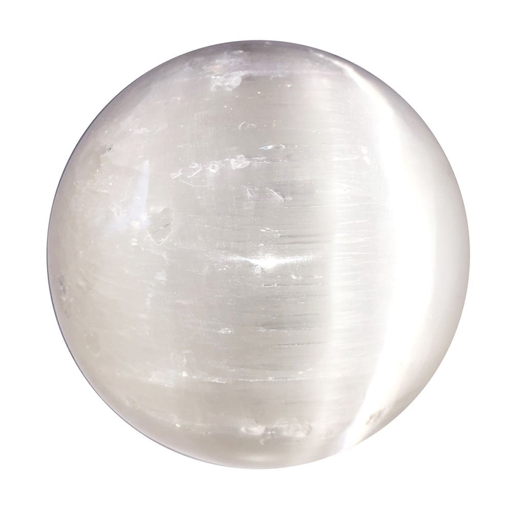 Sfera di selenite – da 75 a 85 mm