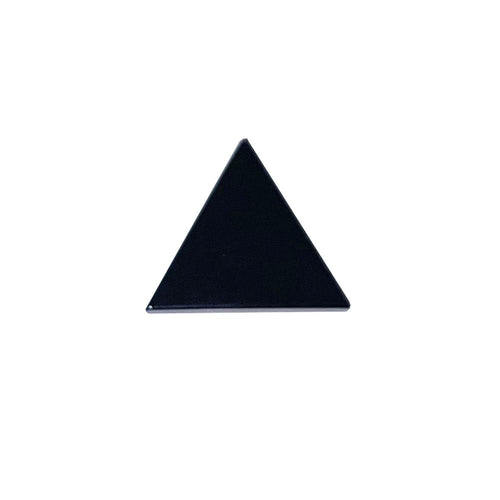 Accessori in tormalina nera – pietra triangulaire polie – 1.6 cm