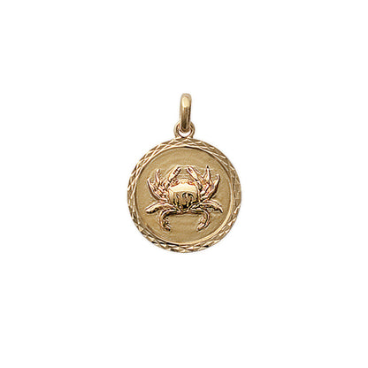 Ciondolo Cancro – Segno zodiacale n. 2 – Placcato in oro