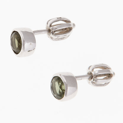 Orecchini in argento con Moldaviti 2139-3