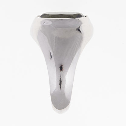 Anello da uomo in Argento con Moldavite 3105 Codice catalogo: AGV3105