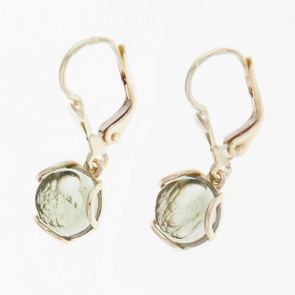 Orecchini d'oro con Moldaviti 171