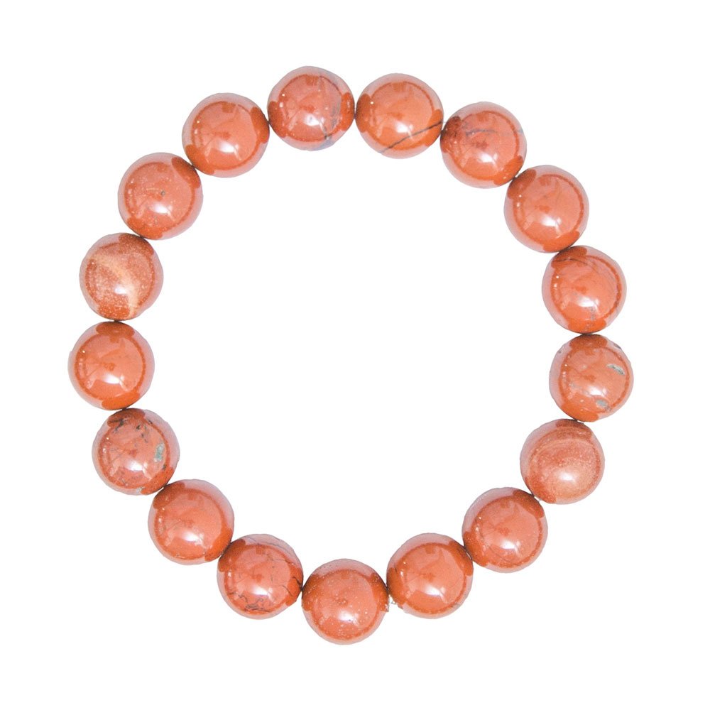 Bracciale in Diaspro Rosso – perline