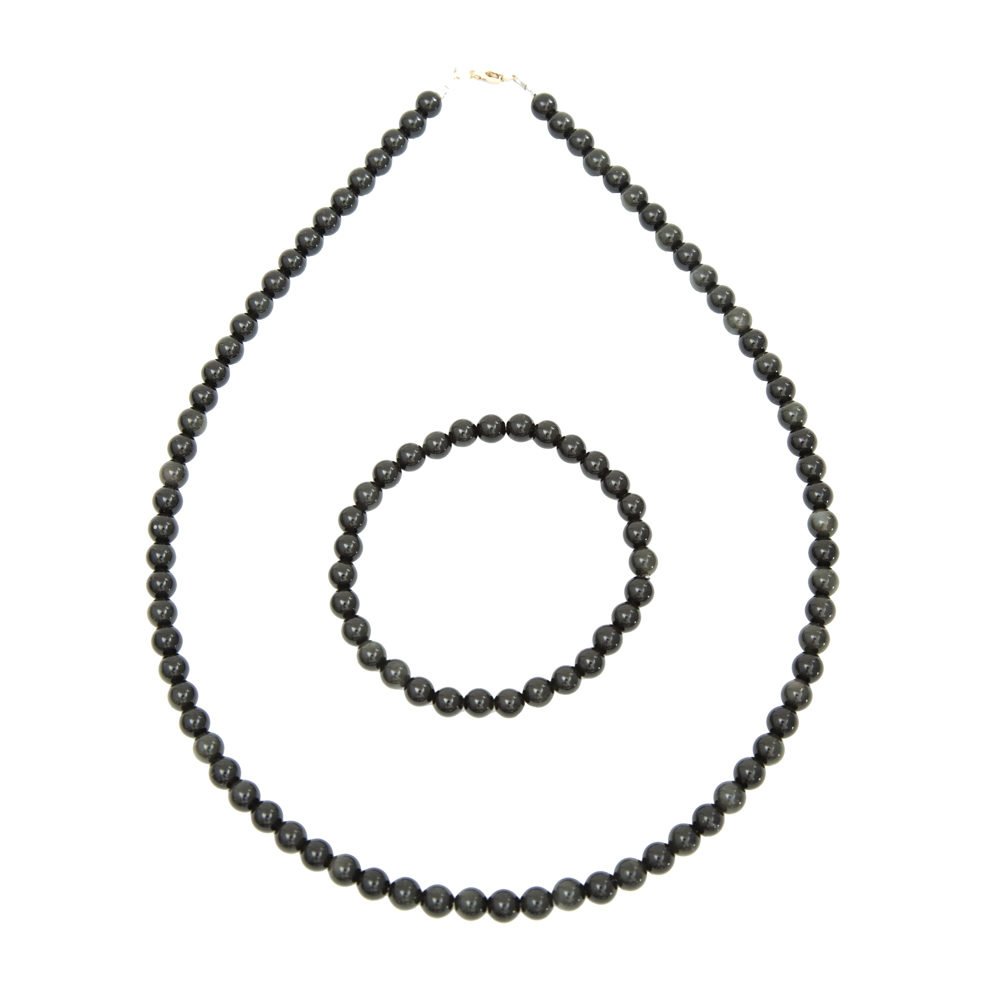 Set di Ossidiana nera – Pietre sferiche da 6 mm