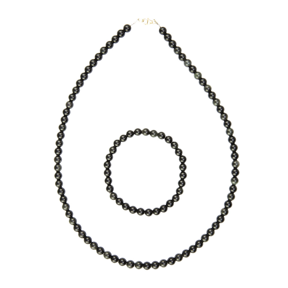 Set di Ossidiana nera – Pietre sferiche da 6 mm