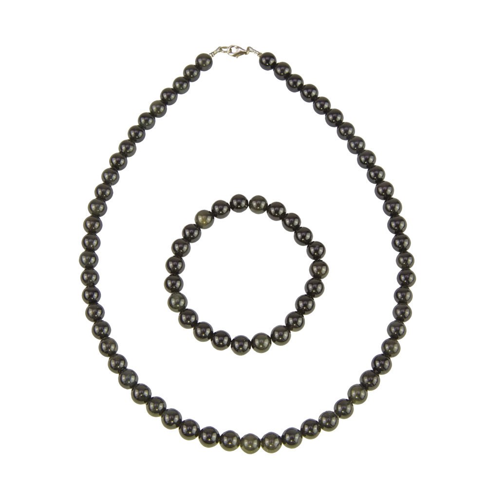 Set di Ossidiana nera – Pietre sferiche da 6 mm
