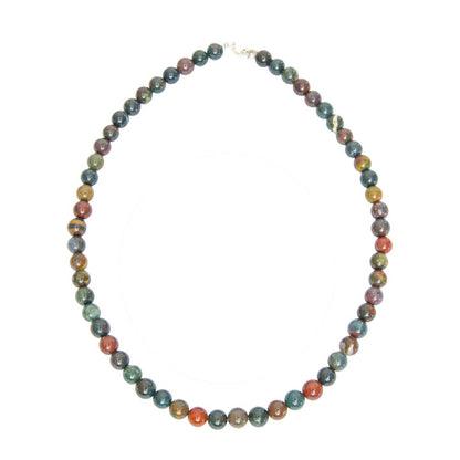Collana di Diaspro Eliotropio – Pietre sferiche