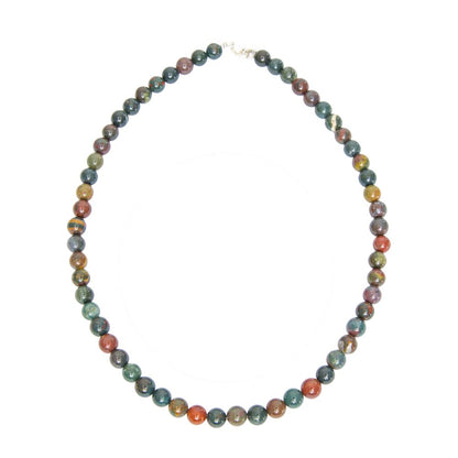Collana di Diaspro Sanguigno - Pietre sferiche