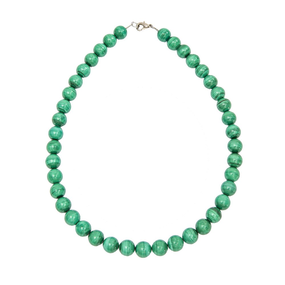 Collana in Malachite – Pietre sferiche
