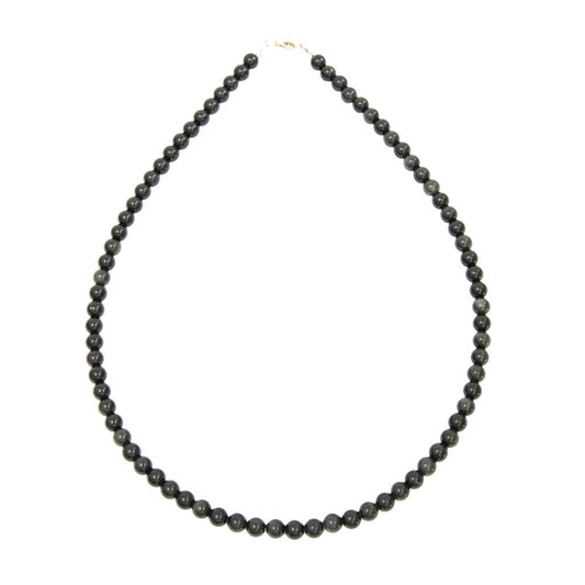 Collana di Ossidiana Nera – Pietre sferiche