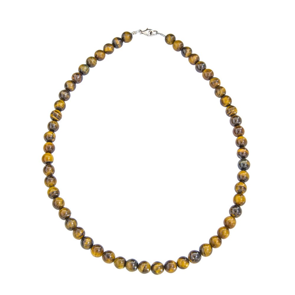 Collana con Occhio di Tigre – Pietre Sferiche