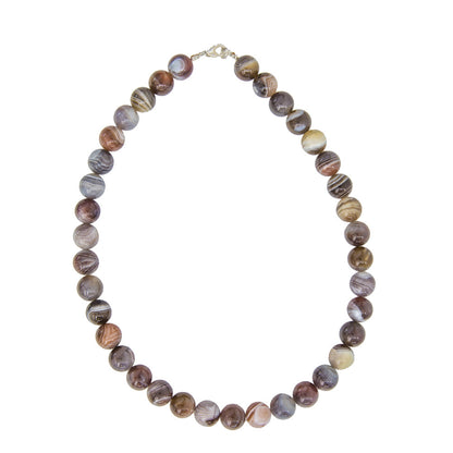 Collana in Agata del Botswana – Pietre sferiche