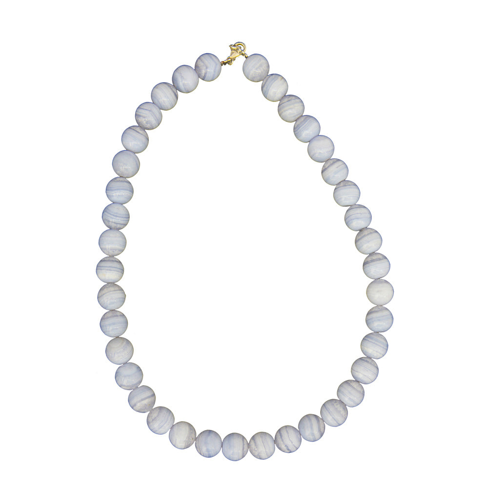 Collana di Calcedonio – Pietre sferiche
