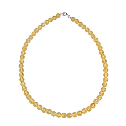 Collana con Citrino – Pietre Sferiche