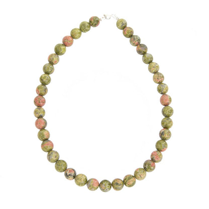 Collana con Epidoto – Pietre Sferiche