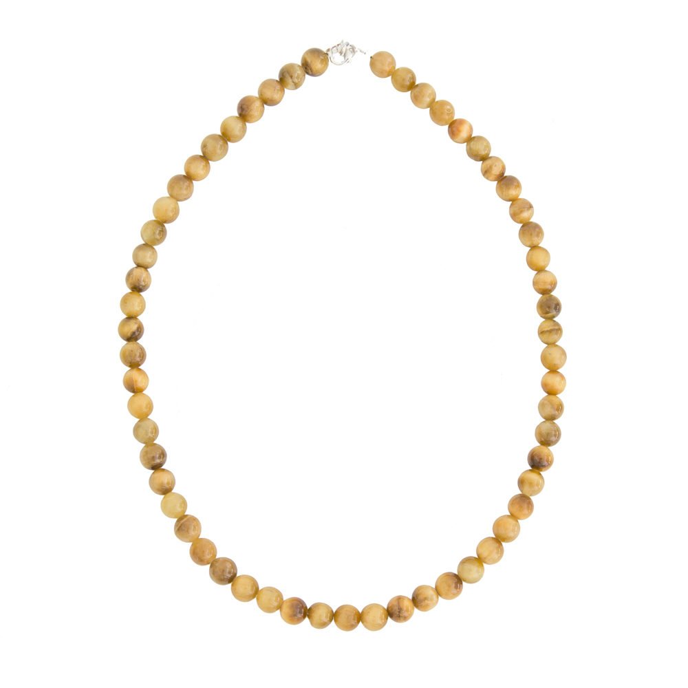 Collana con Occhio di Tigre – Pietre Sferiche
