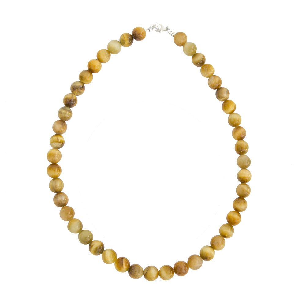 Collana con Occhio di Tigre – Pietre Sferiche