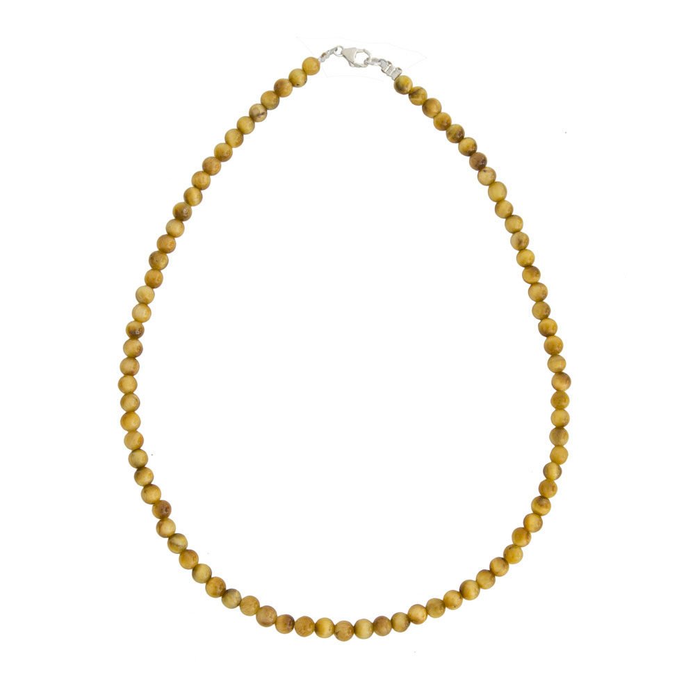 Collana con Occhio di Tigre – Pietre Sferiche