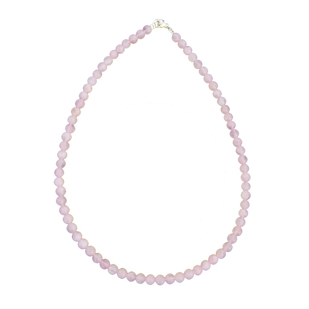 Collana in Quarzo Rosa – Pietre sferiche