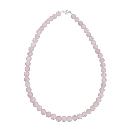 Collana in Quarzo Rosa – Pietre sferiche