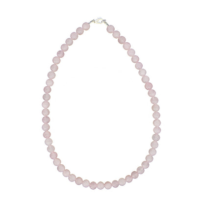 Collana in Quarzo Rosa – Pietre sferiche