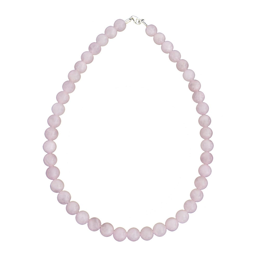 Collana in Quarzo Rosa – Pietre sferiche