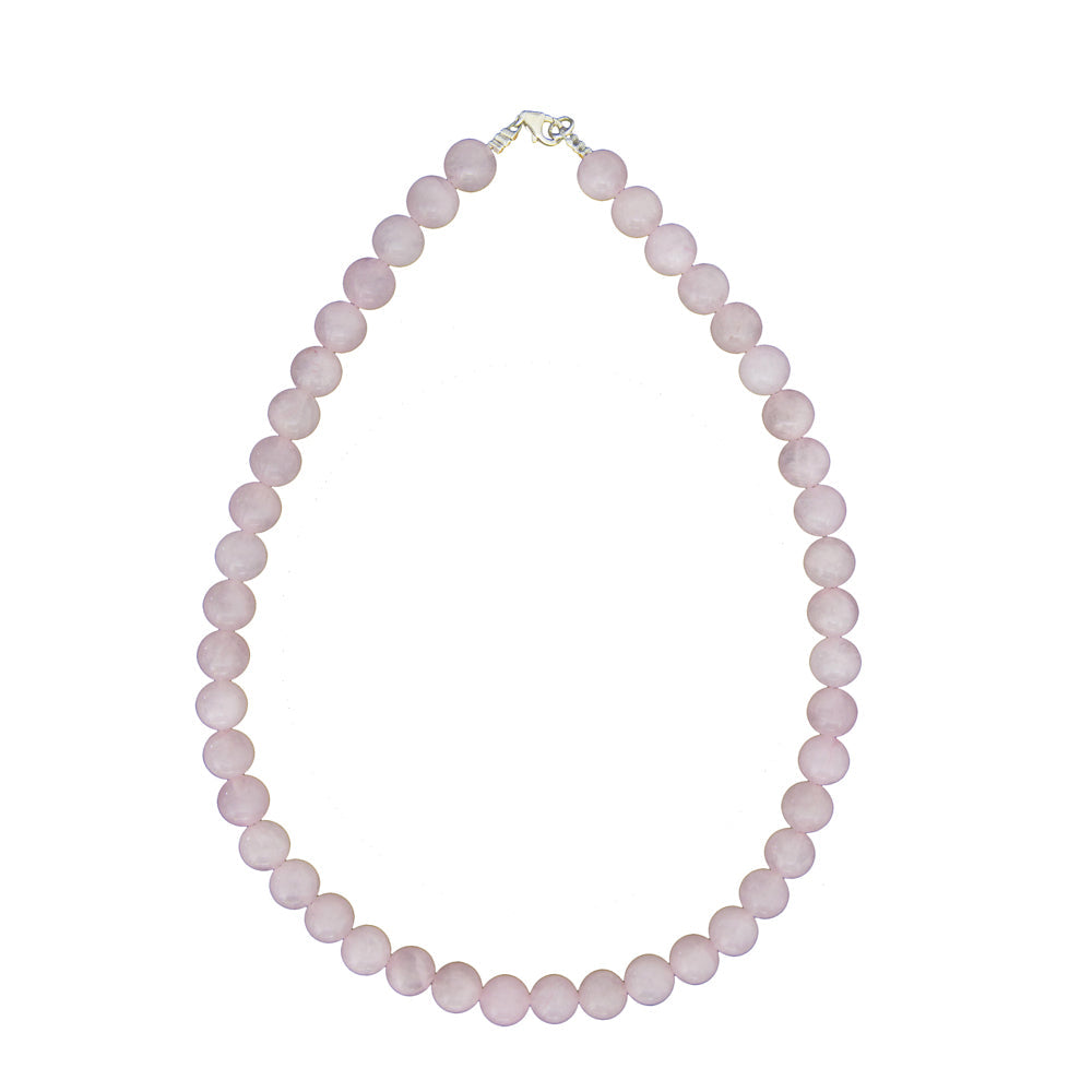 Collana in Quarzo Rosa – Pietre sferiche