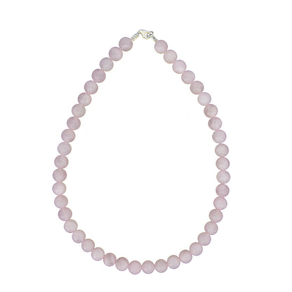 Collana in Quarzo Rosa – Pietre sferiche