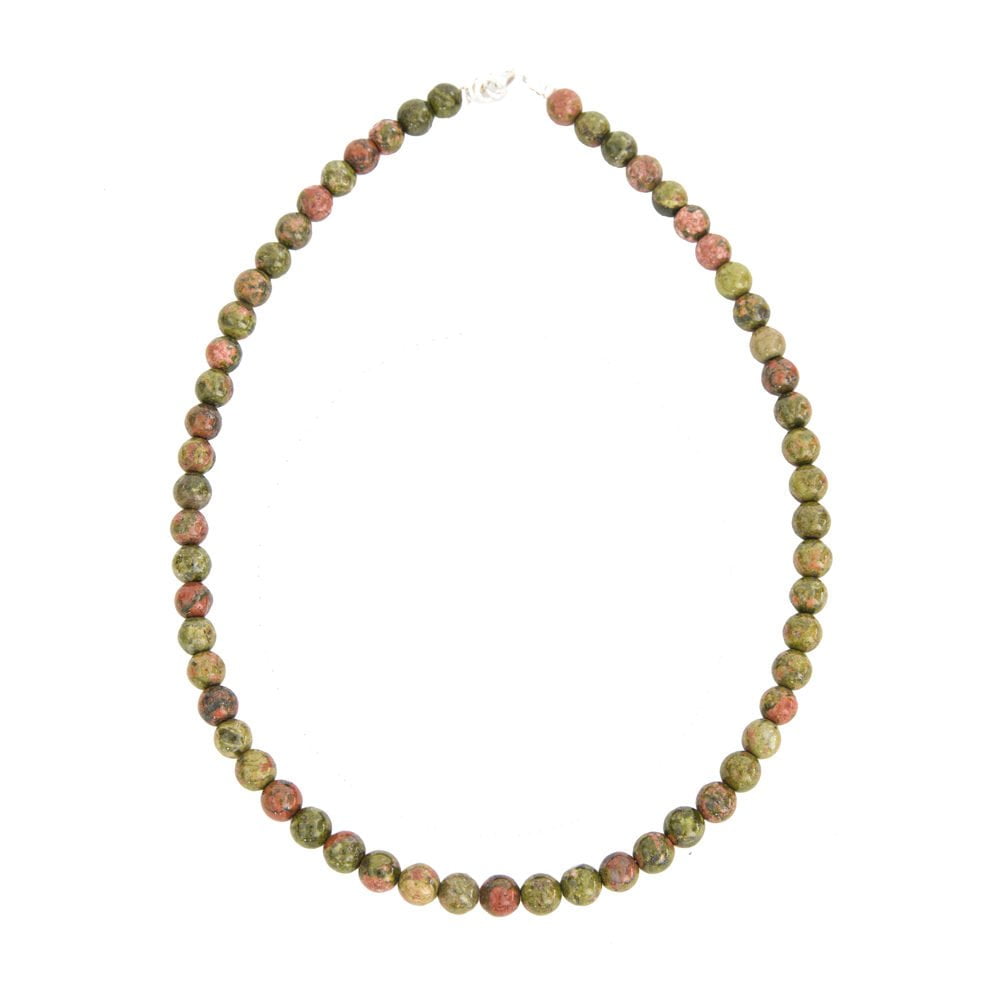 Collana Unakite – Pietre sferiche