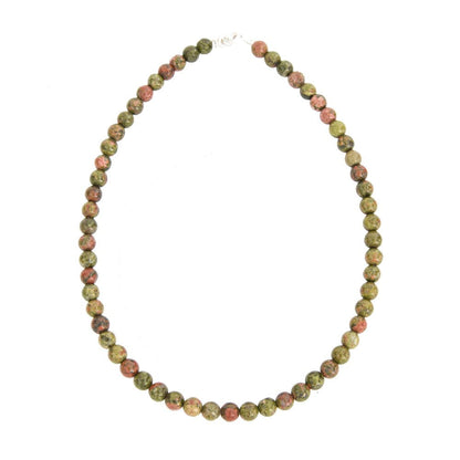 Collana Unakite – Pietre sferiche