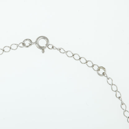 Collana in argento con Moldavite e cuore di granato 737