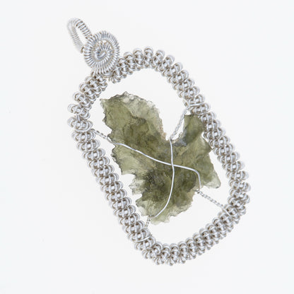 Parure in argento con Moldaviti 5965
