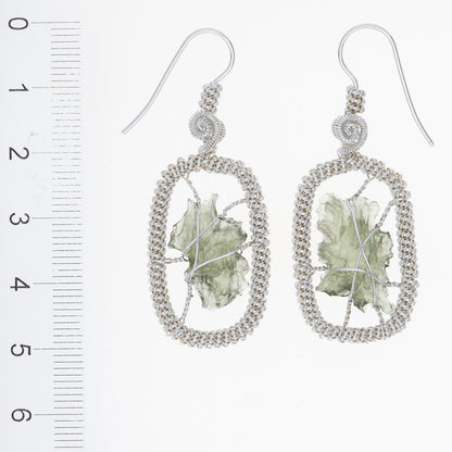 Parure in argento con Moldaviti 5965