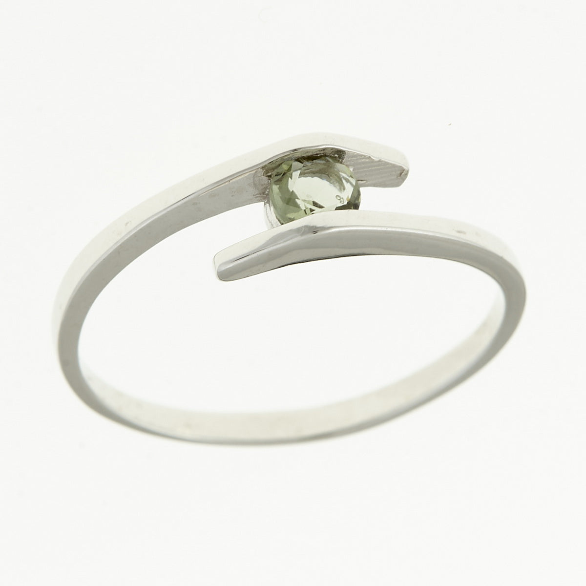Anello in Argento con Moldavite 166