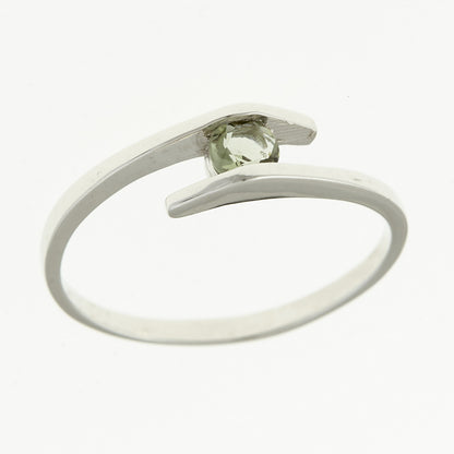 Anello in Argento con Moldavite 166